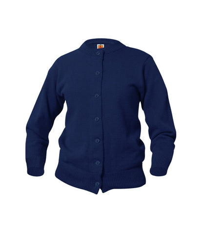 Girls Cardigan- Navy