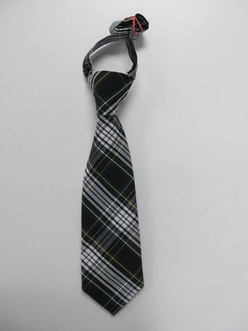 St. Columba Boys Tie Green Plaid