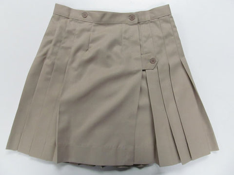Lourdes Khaki Kilt : Size 7 - 18